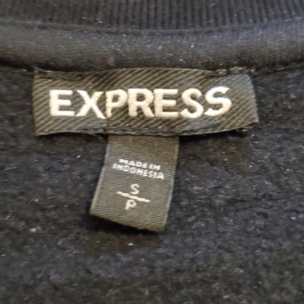 Express black cropped sweater - Picture 3 of 3
